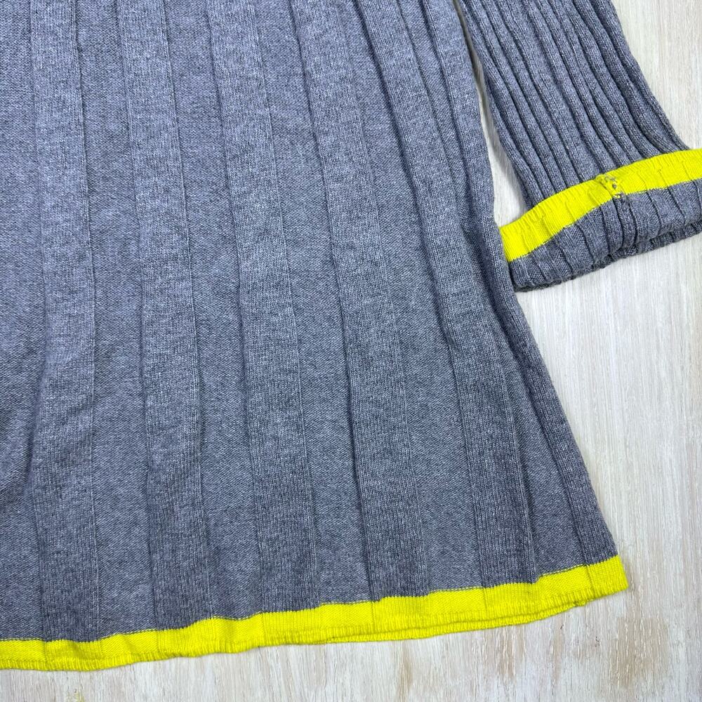 Anthropologie Arseneau Ribbed Casual High Neck Knee Length Sweater Dress Small - Picture 4 of 15